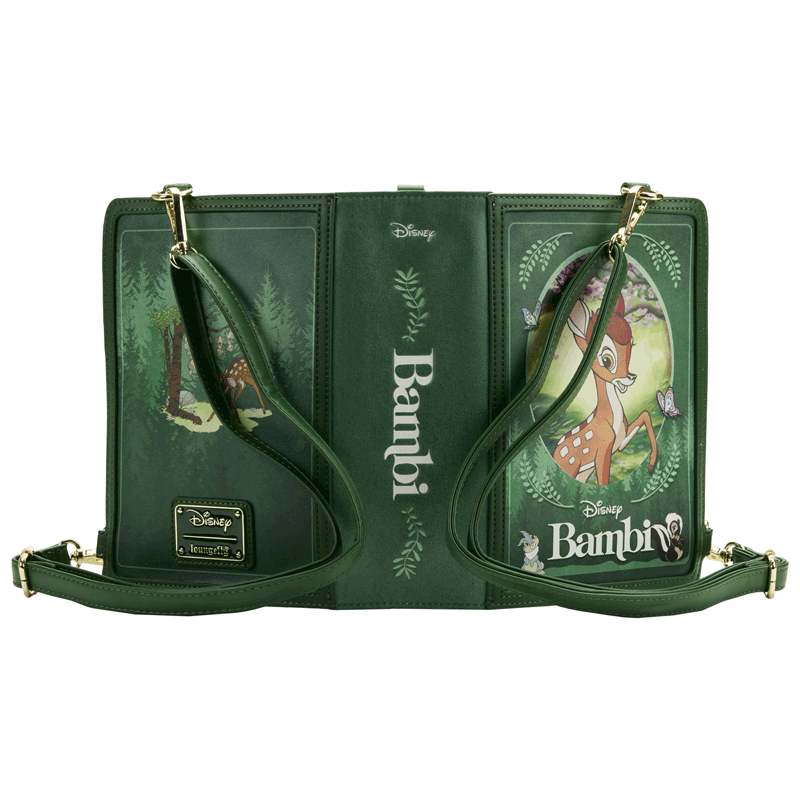 Loungefly x Disney Bambi Book Convertible Crossbody Bag - GeekCore