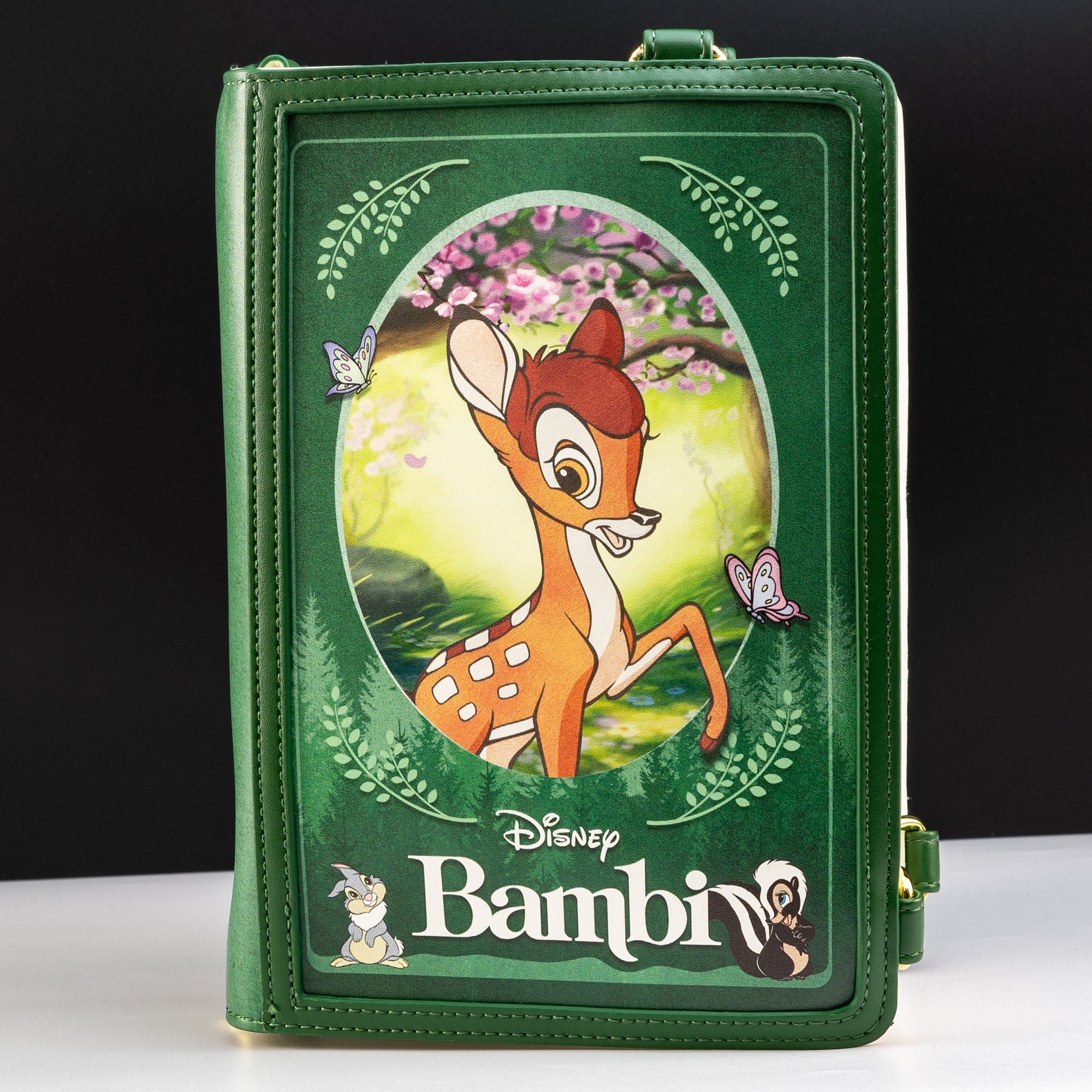 Loungefly x Disney Bambi Book Convertible Crossbody Bag - GeekCore