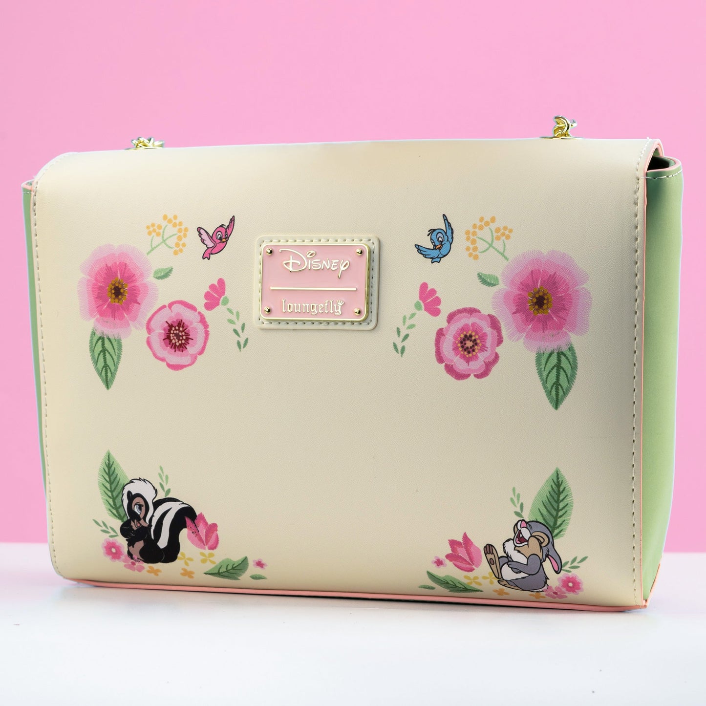 Loungefly x Disney Bambi Spring Time Gingham Crossbody Bag - GeekCore