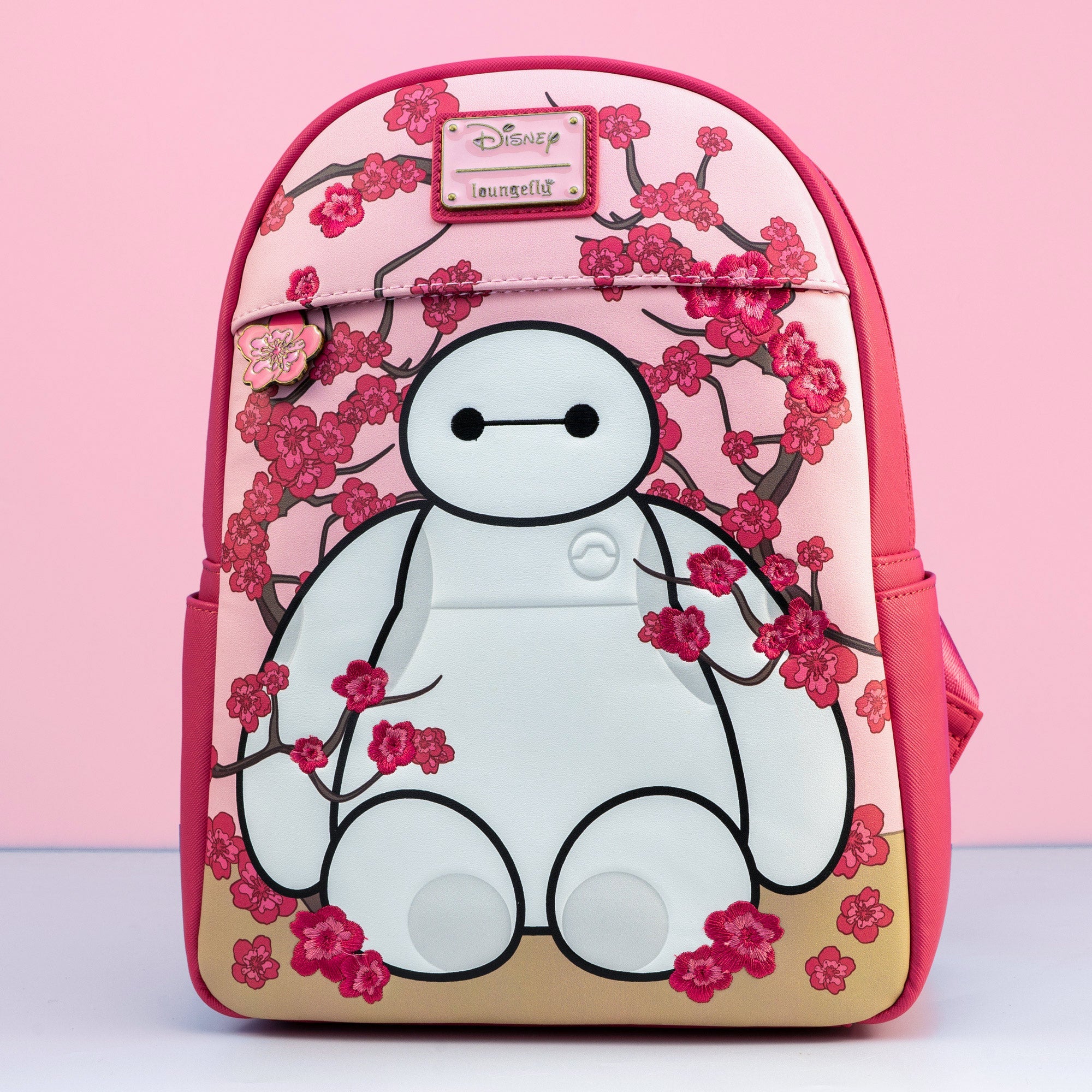 Loungefly x Disney Baymax Sakura Flowers Mini Backpack - GeekCore