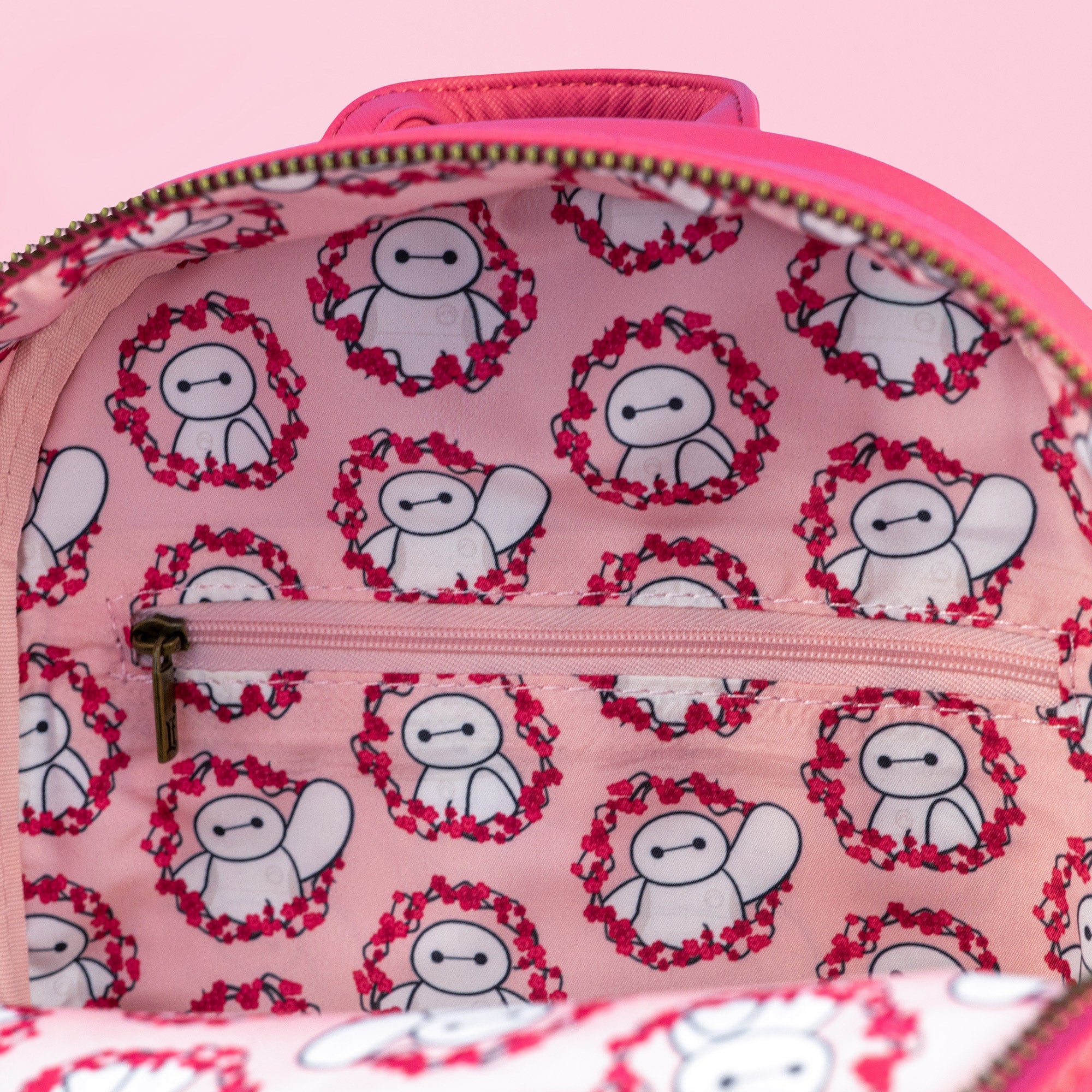 Loungefly x Disney Baymax Sakura Flowers Mini Backpack - GeekCore