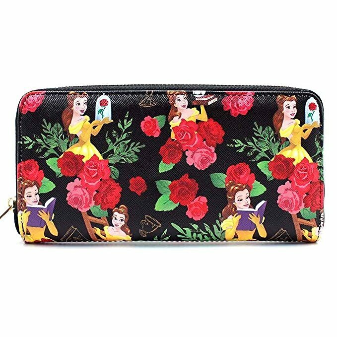 Loungefly x Disney Beauty and the Beast Belle Roses Purse - GeekCore