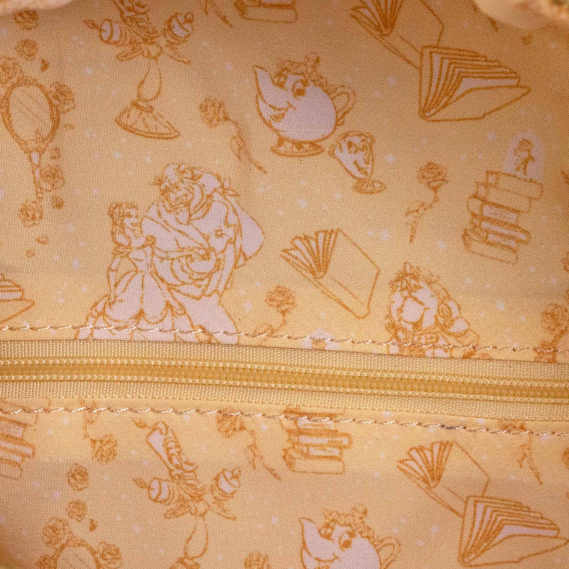 Loungefly x Disney Beauty and The Beast Belle Tonal Sketch Portrait Mini Backpack - GeekCore