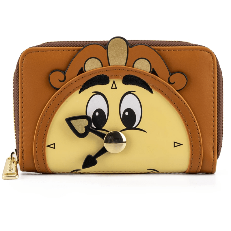 Loungefly x Disney Beauty and the Beast Cogsworth Cosplay Wallet - GeekCore