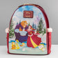 Loungefly x Disney Beauty and the Beast Enchanted Belle Winter Scene Mini Backpack - GeekCore