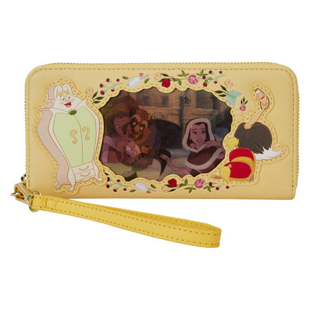 Loungefly x Disney Beauty and The Beast Lenticular Wallet - GeekCore