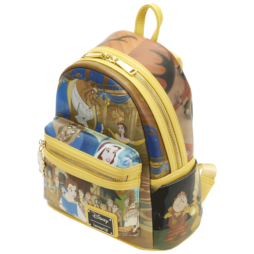 Loungefly x Disney Beauty and The Beast Scenes Mini Backpack - GeekCore