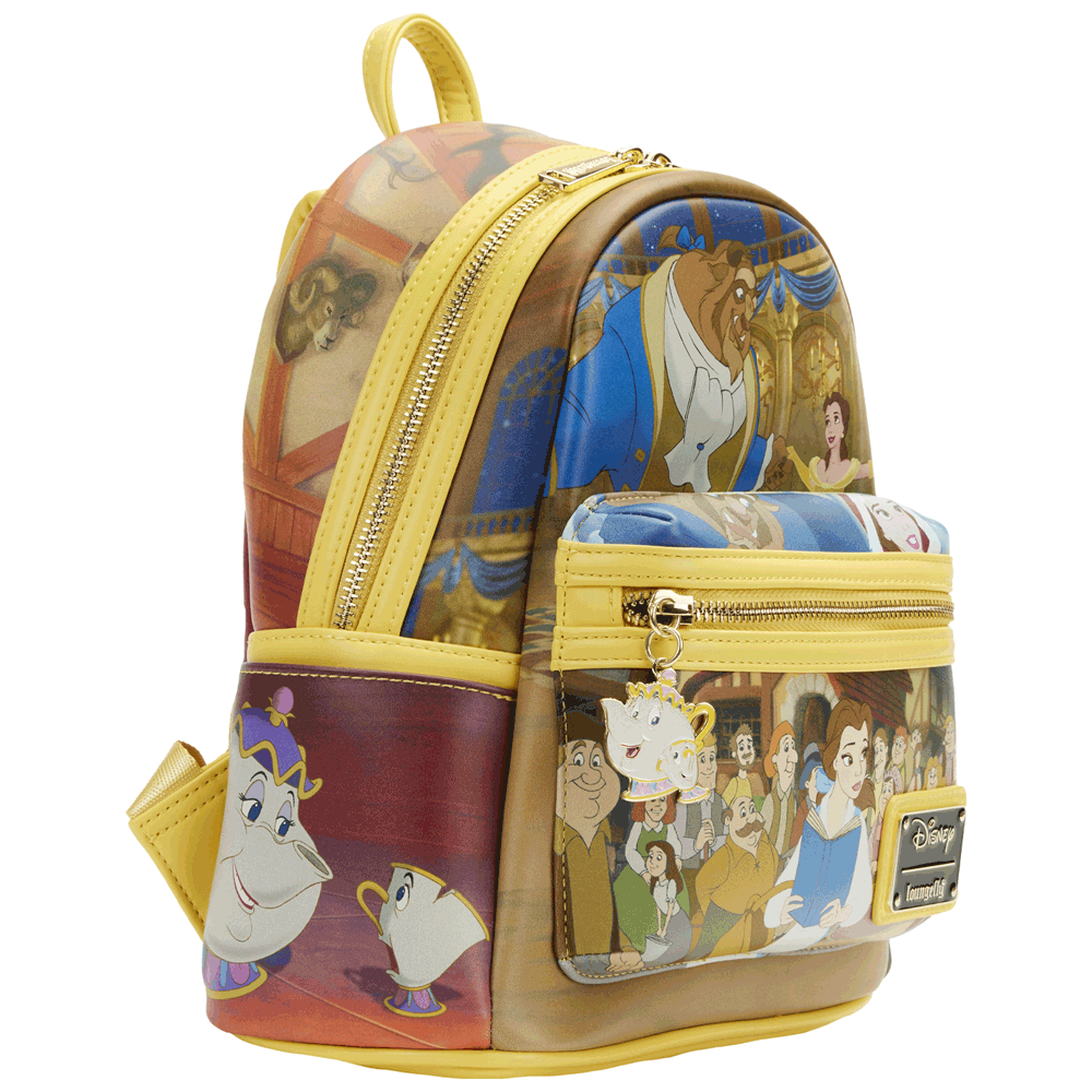 Loungefly x Disney Beauty and The Beast Scenes Mini Backpack - GeekCore