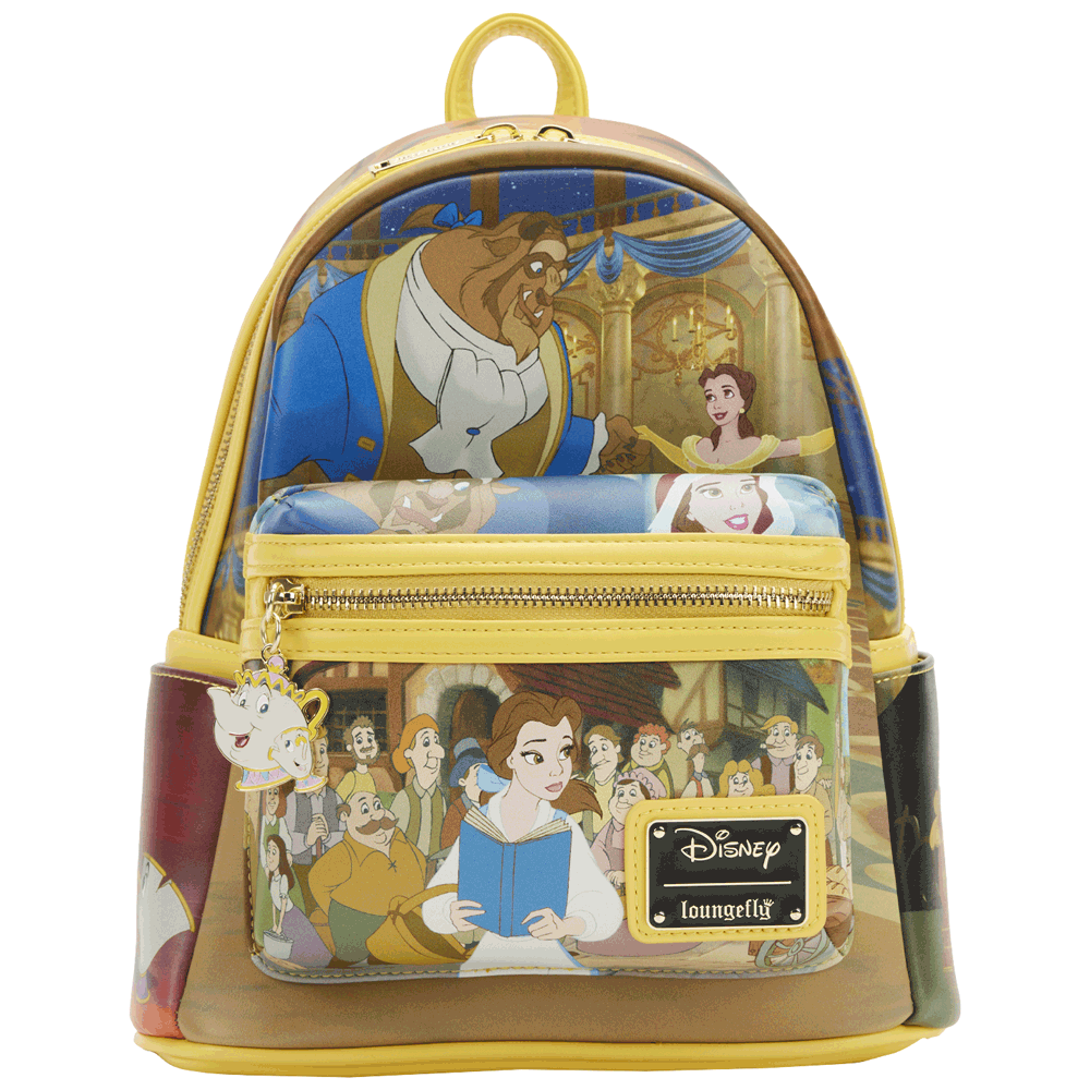 Loungefly x Disney Beauty and The Beast Scenes Mini Backpack - GeekCore