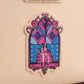 Loungefly x Disney Beauty and the Beast Stained Glass Mini Crossbody Tote - GeekCore