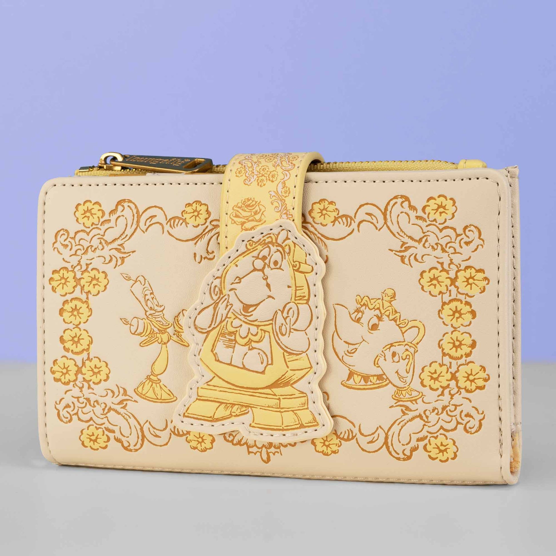 Loungefly x Disney Beauty and The Beast Tonal Sketch Portrait Wallet - GeekCore