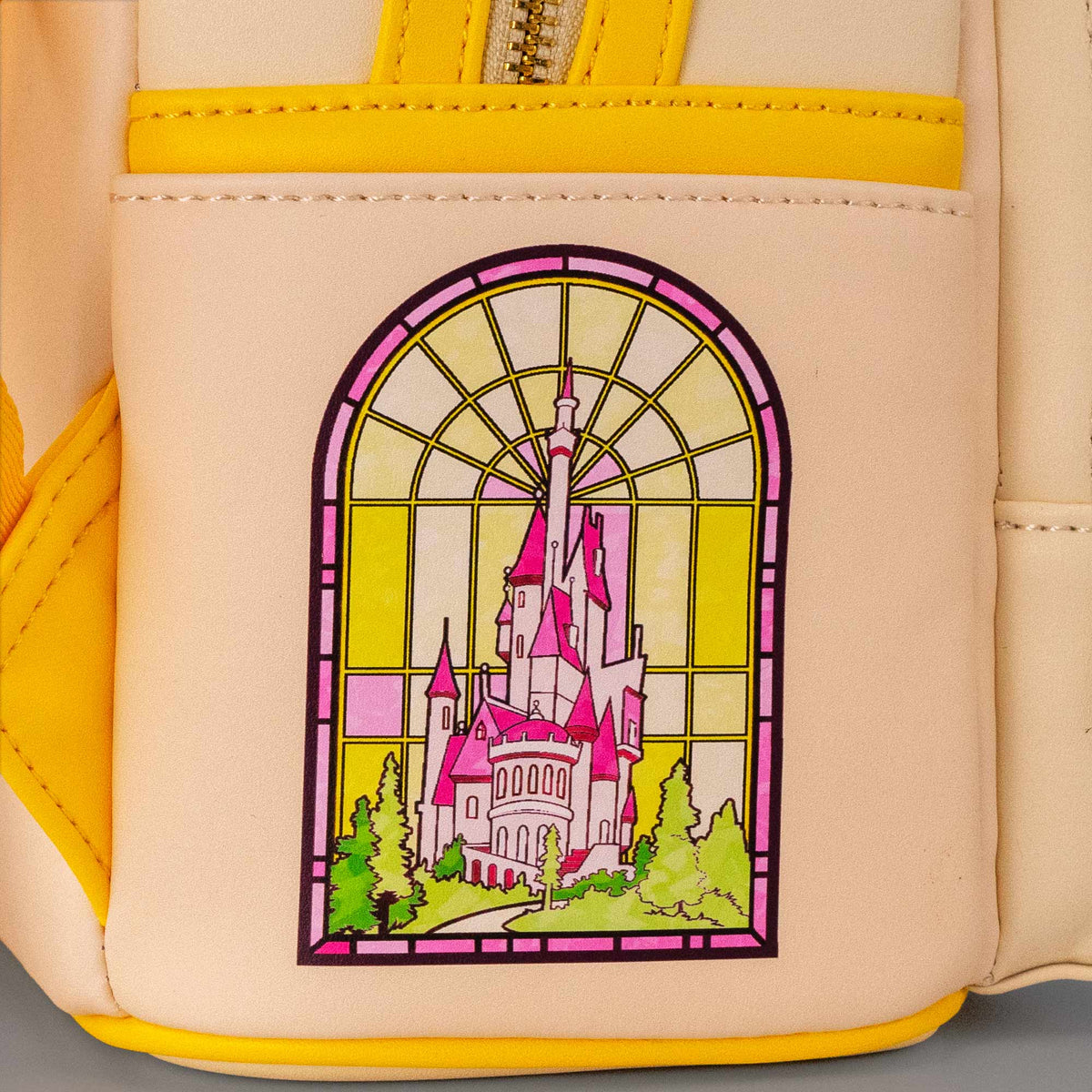 Loungefly x Disney Belle Stained Glass Portrait Mini Backpack - GeekCore
