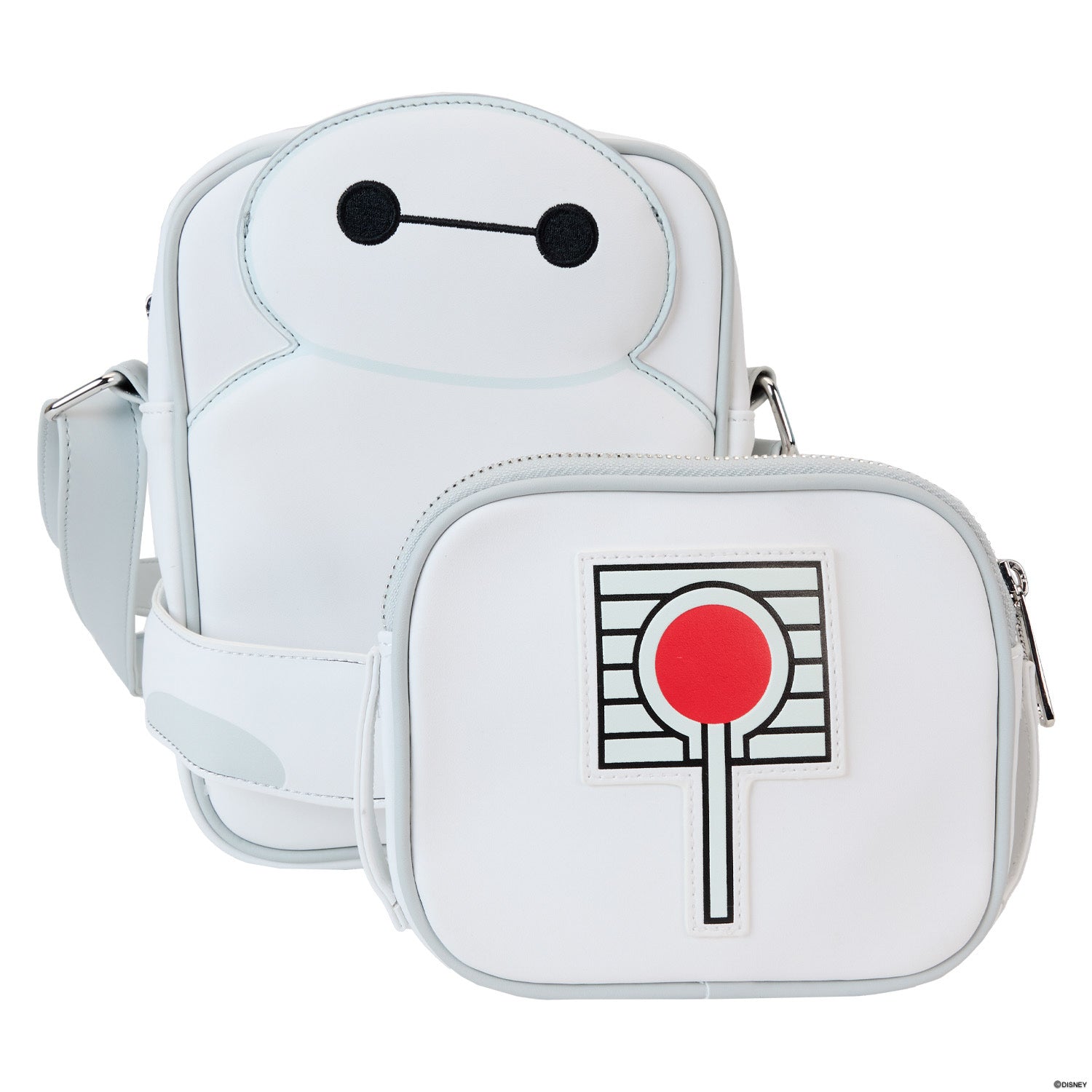 Loungefly x Disney Big Hero 6 10th Anniversary Baymax Crossbuddies Bag - GeekCore