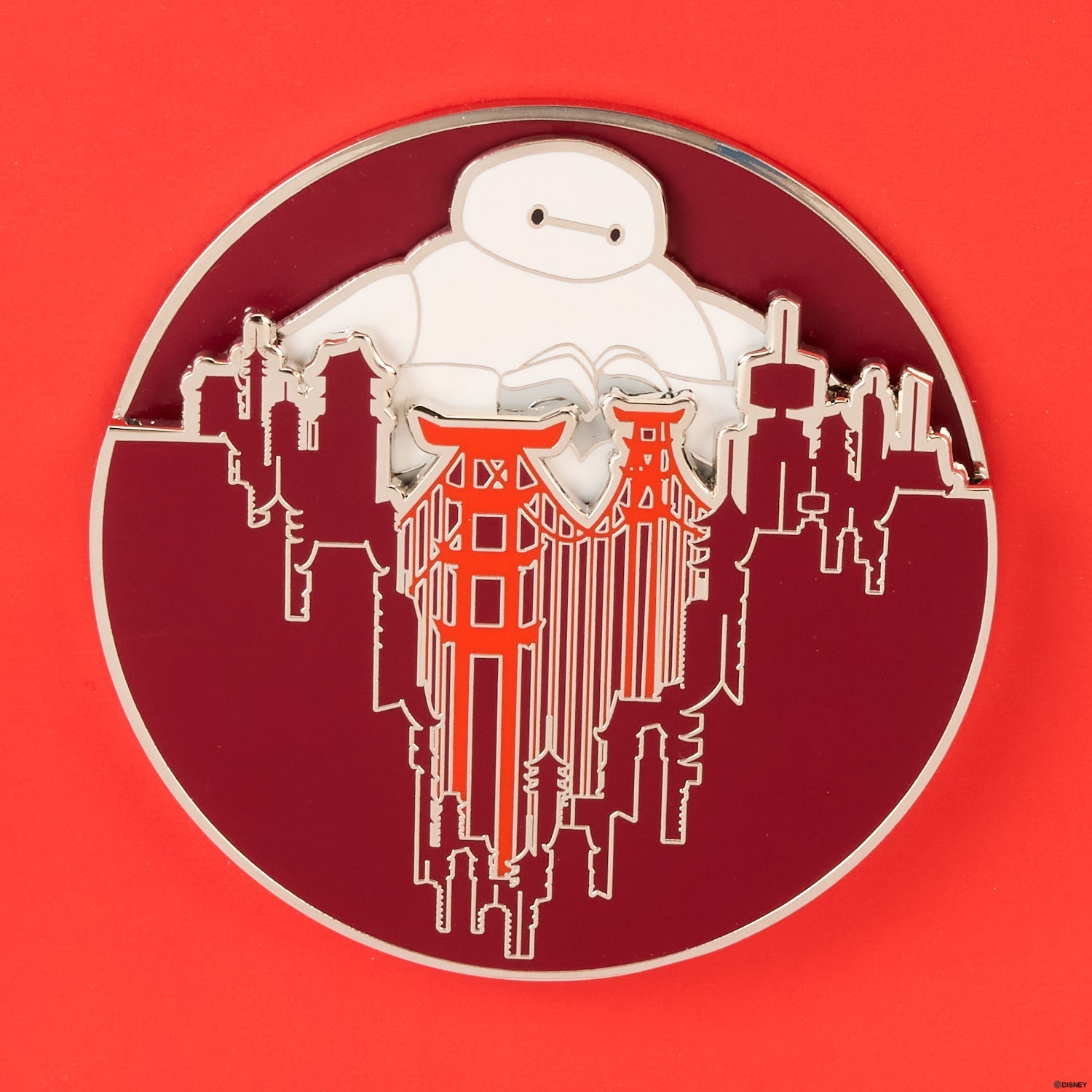 Loungefly x Disney Big Hero 6 10th Anniversary San Fransokyo Sliding 3" Collector Box Pin - GeekCore