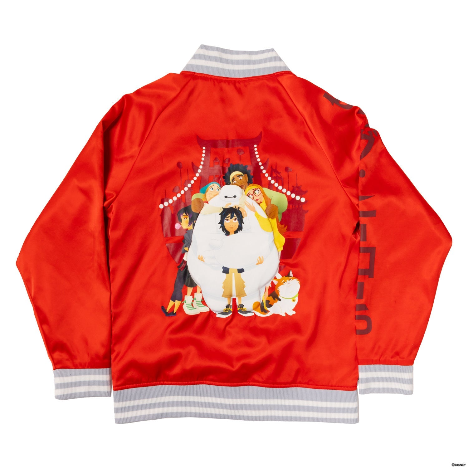 Loungefly x Disney Big Hero 6 10th Anniversary Satin Bomber Jacket - GeekCore