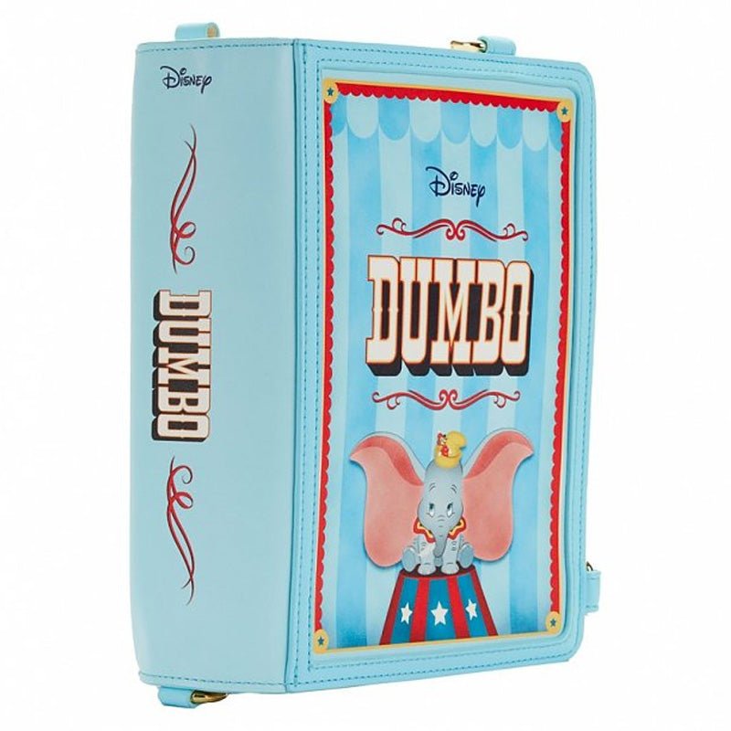 Loungefly x Disney Book Series Dumbo Convertible Crossbody Bag - GeekCore