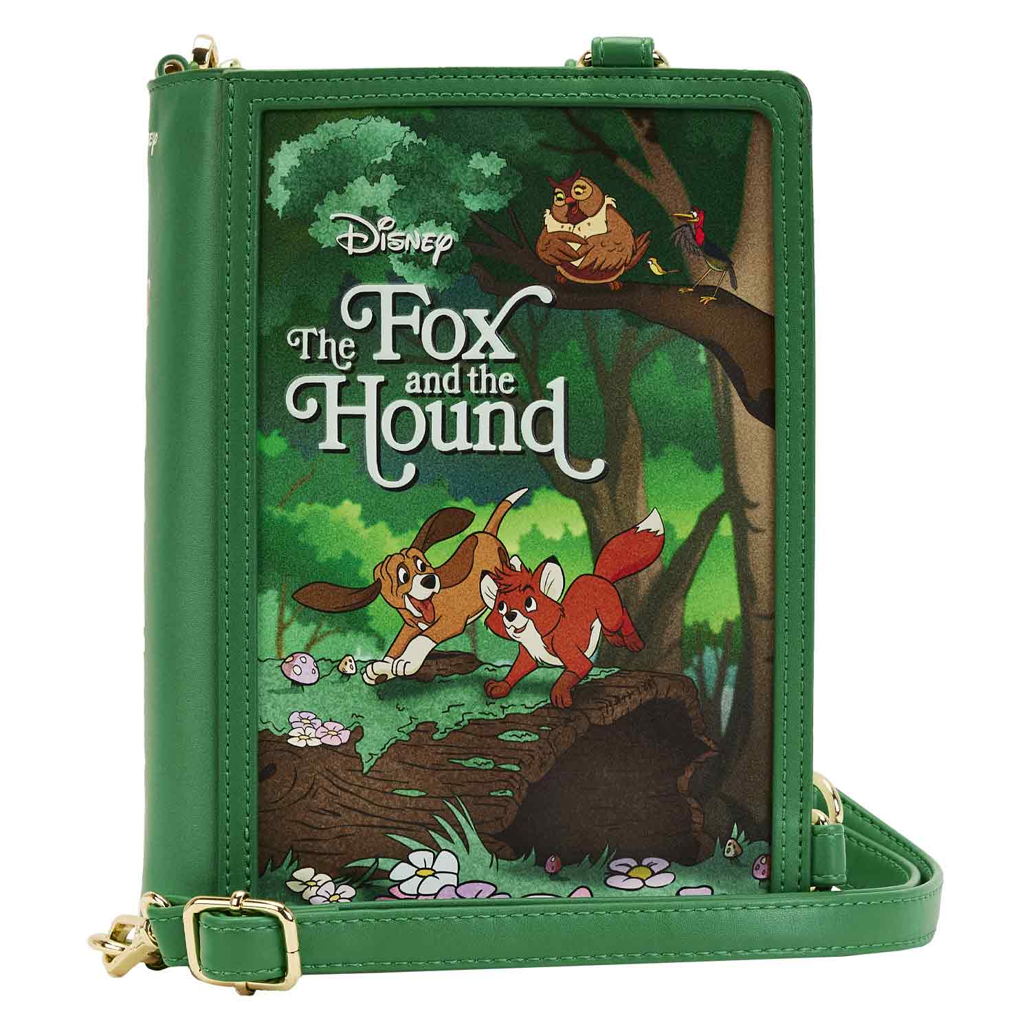Loungefly x Disney Book Series The Fox and The Hound Convertible Crossbody Bag - GeekCore