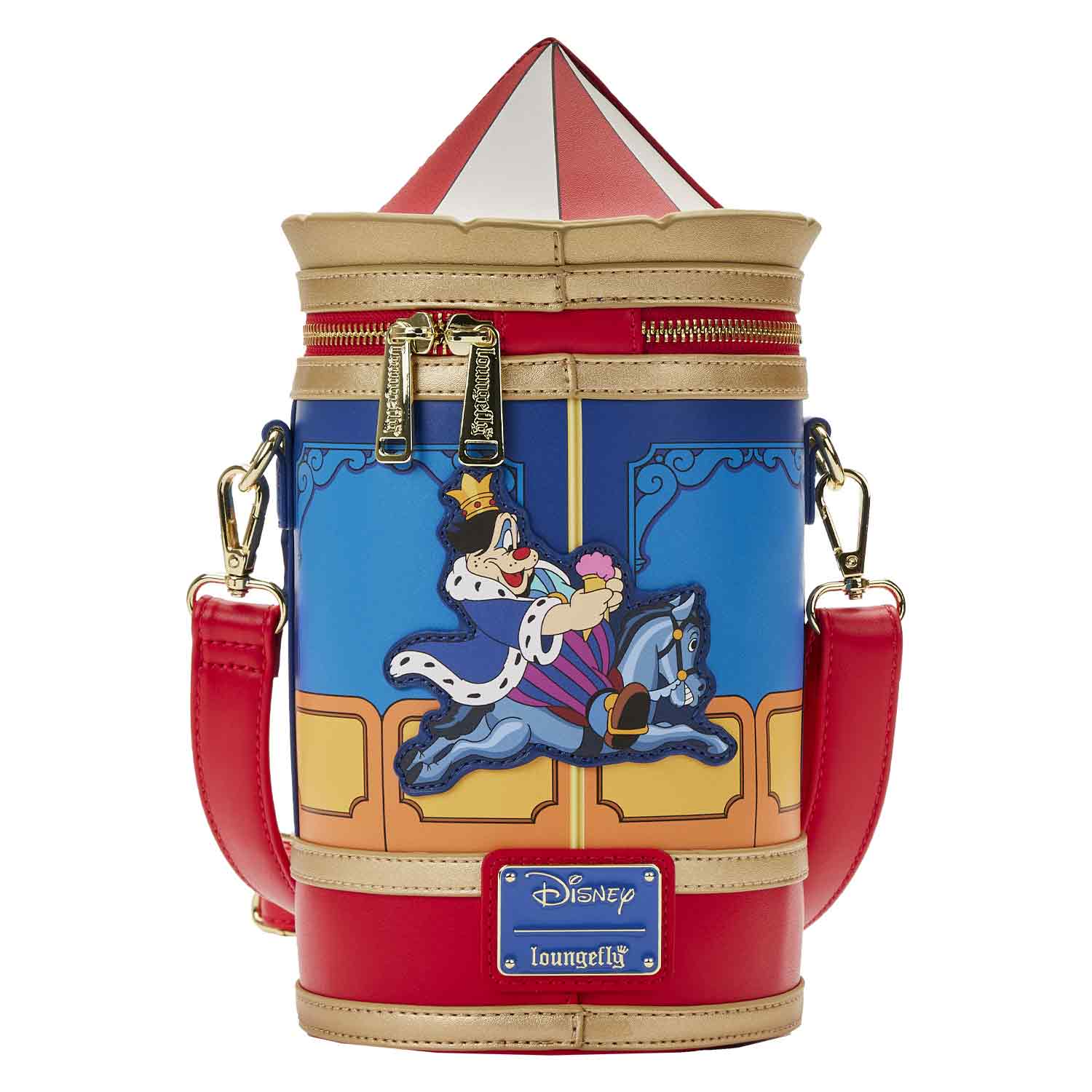 Loungefly x Disney Brave Little Tailor Mickey Minnie Carousel Crossbody Bag - GeekCore