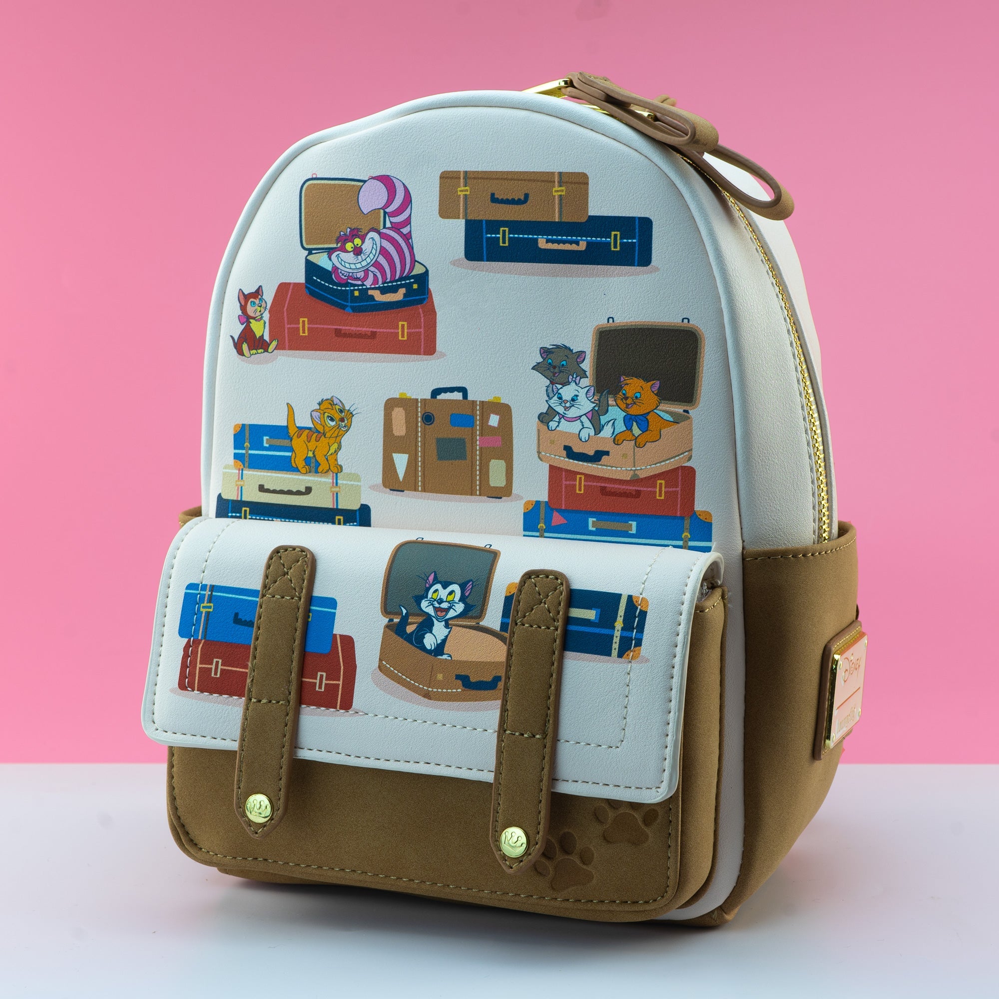 Loungefly x Disney Cats Among Luggage Mini Backpack - GeekCore