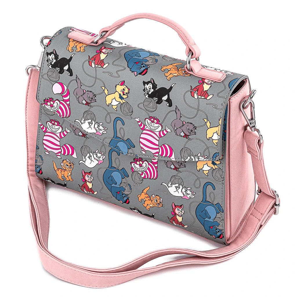 Loungefly x Disney Cats of Disney Crossbody Bag - GeekCore