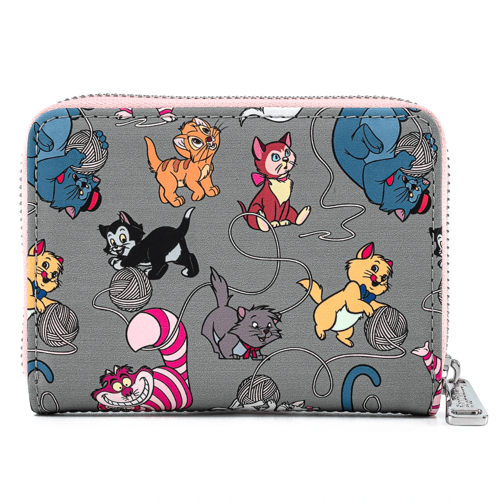 Loungefly x Disney Cats of Disney Zip Around Purse - GeekCore