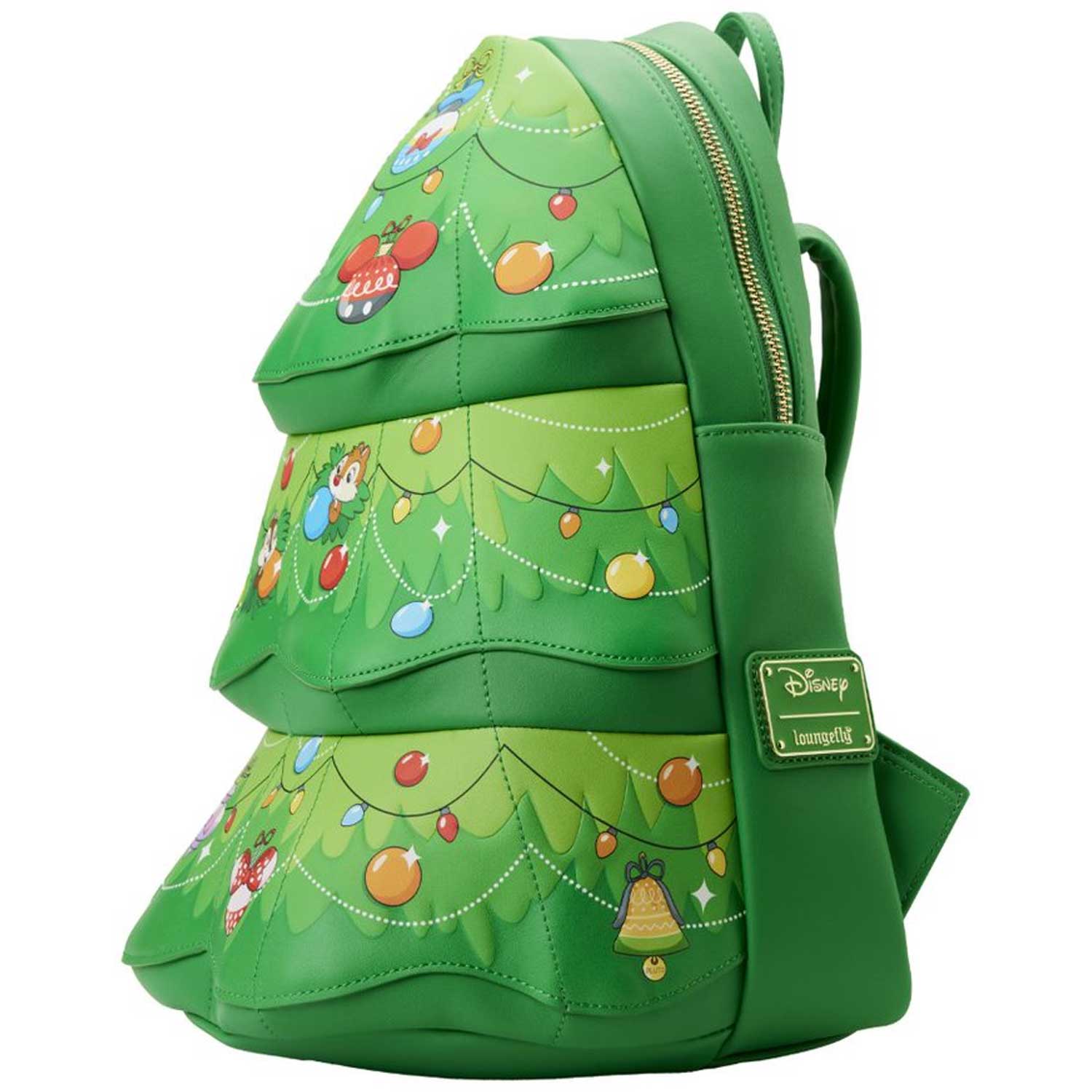 Loungefly x Disney Chip and Dale Figural Christmas Tree Mini Backpack - GeekCore