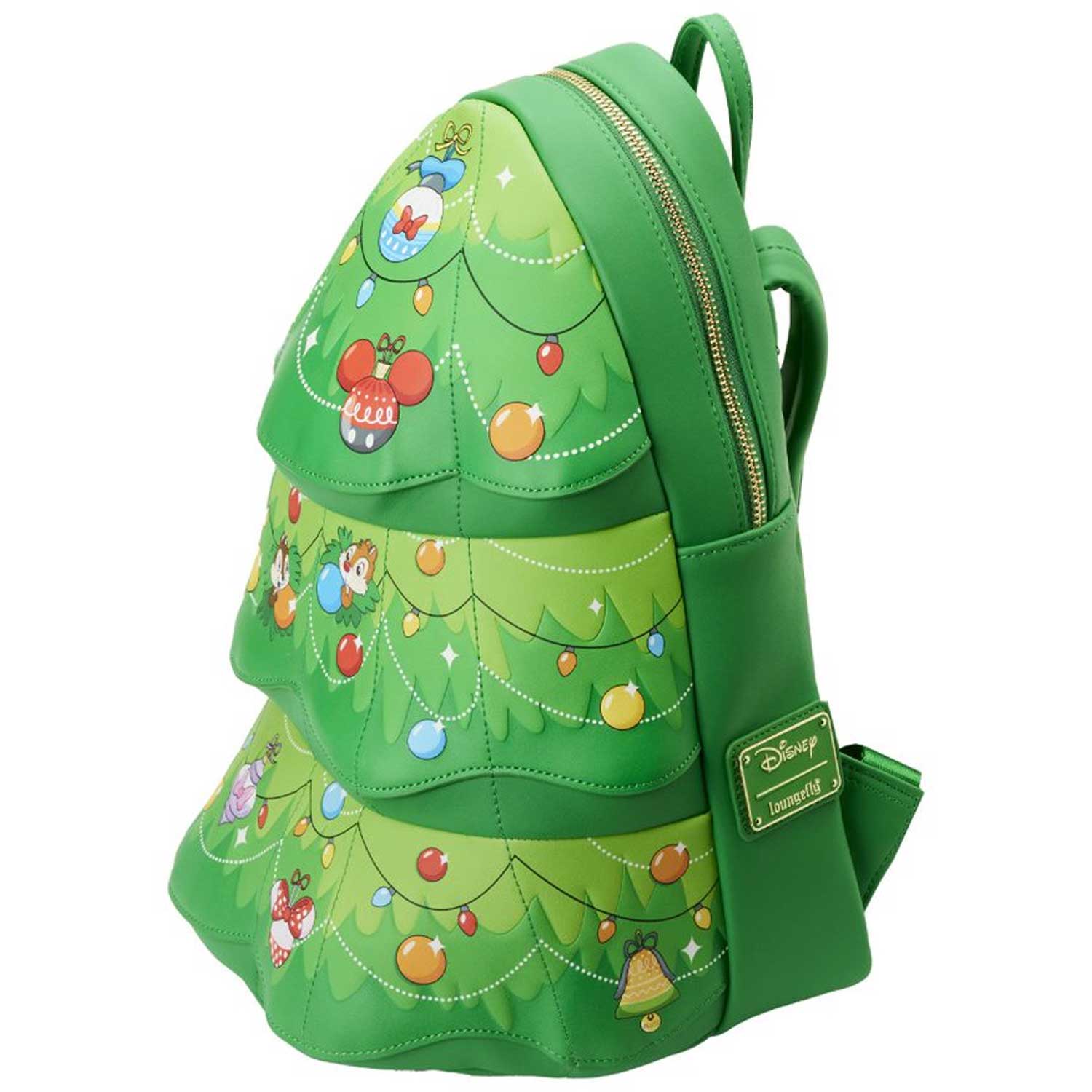 Loungefly x Disney Chip and Dale Figural Christmas Tree Mini Backpack - GeekCore