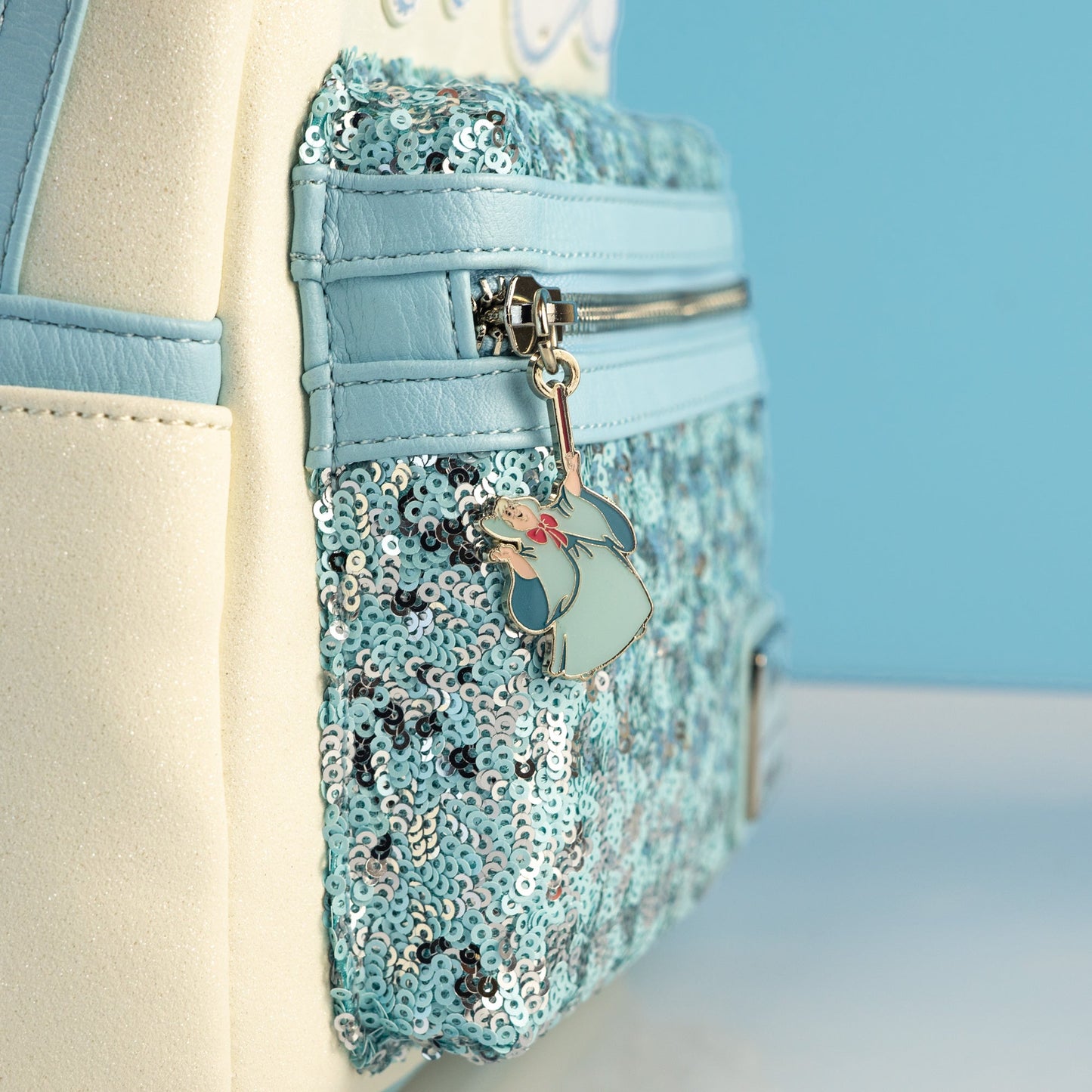 Loungefly x Disney Cinderella Carriage Sequin Mini Backpack - GeekCore