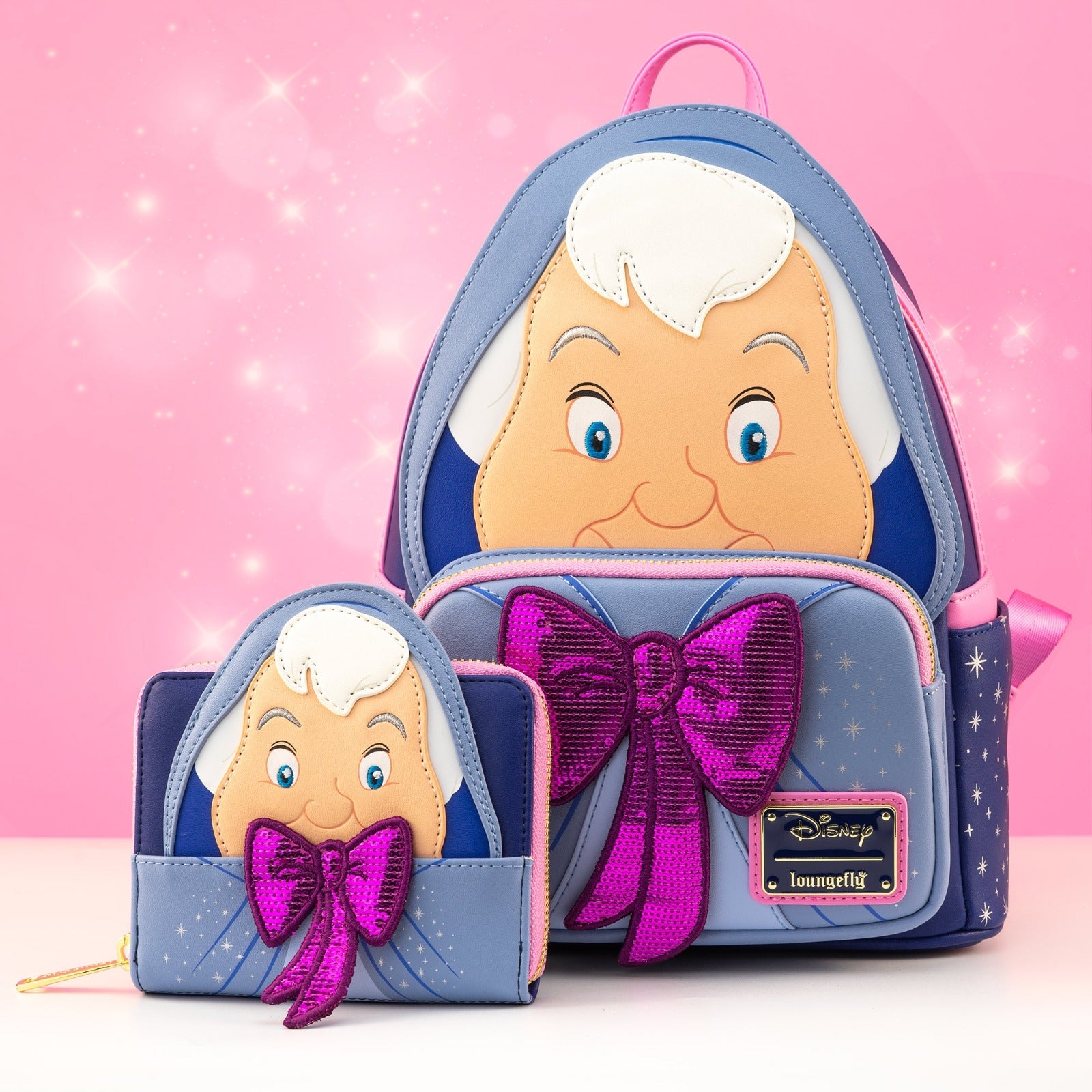 Loungefly x Disney Cinderella Fairy Godmother Cosplay Mini Backpack - GeekCore