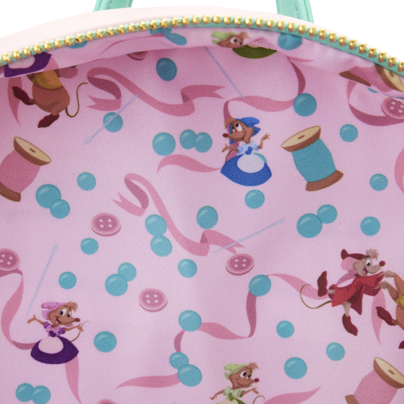 Loungefly x Disney Cinderella Gus and Jaq Teacup Mini Backpack - GeekCore