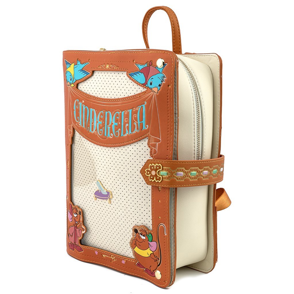 Loungefly x Disney Cinderella Pin Trader Backpack - GeekCore