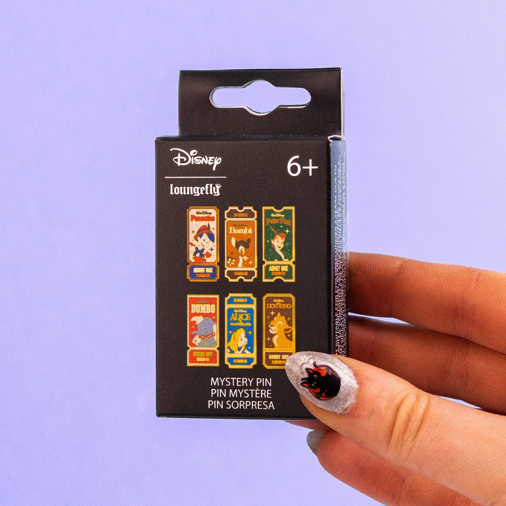 Loungefly x Disney Classic Films Ticket Stub Blind Box Mystery Pin - GeekCore