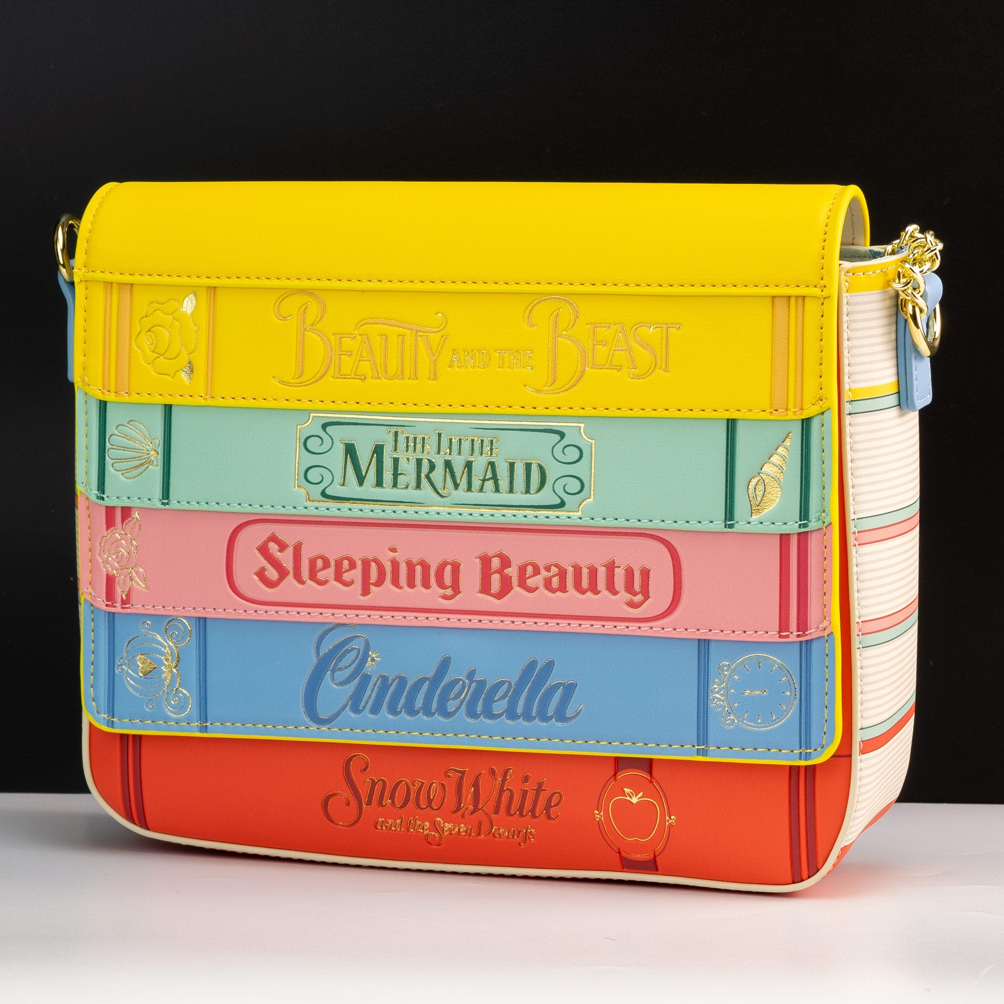 Loungefly x Disney Classic Princess Books Crossbody Bag - GeekCore