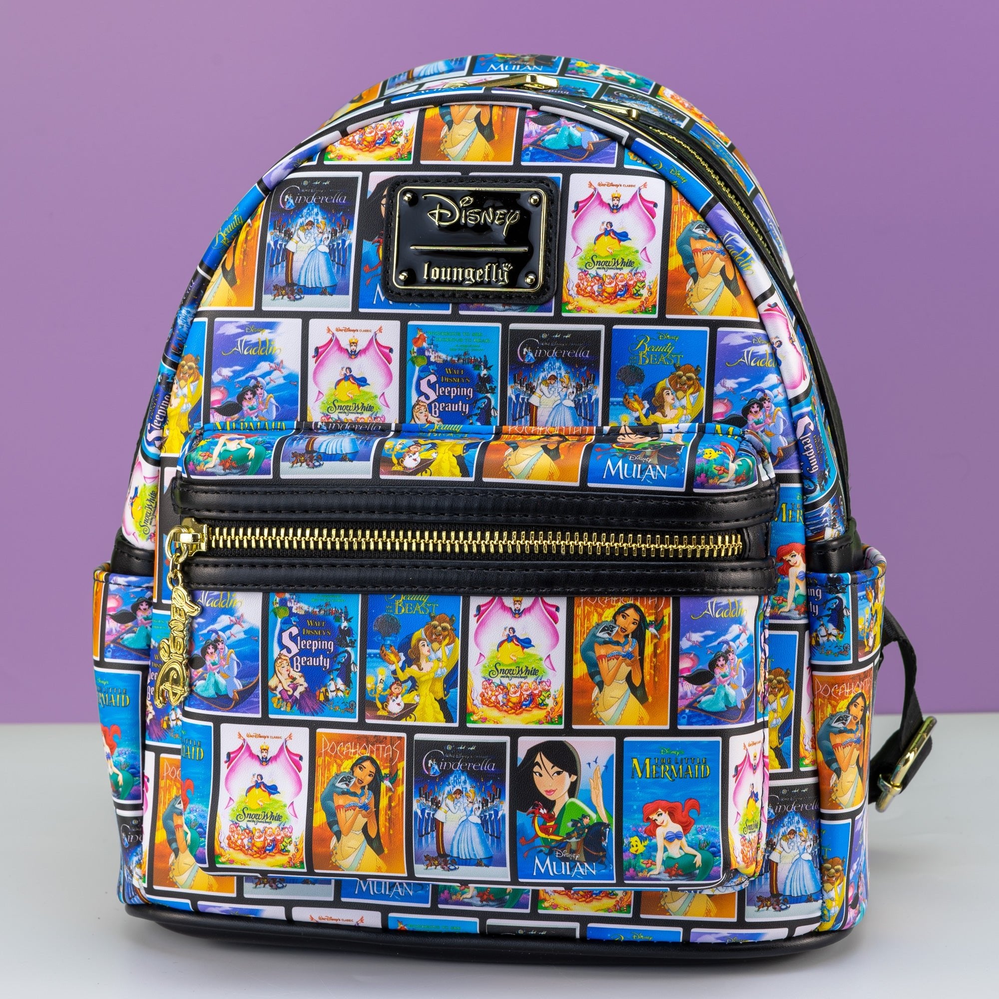 Loungefly x Disney Classic VHS Tape Film Covers Mini Backpack - GeekCore