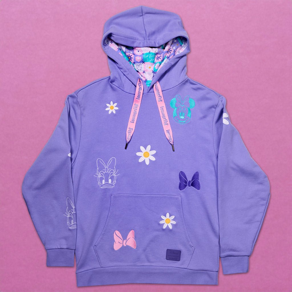 Loungefly x Disney Daisy Duck 85th Anniversary Unisex Hoodie - GeekCore