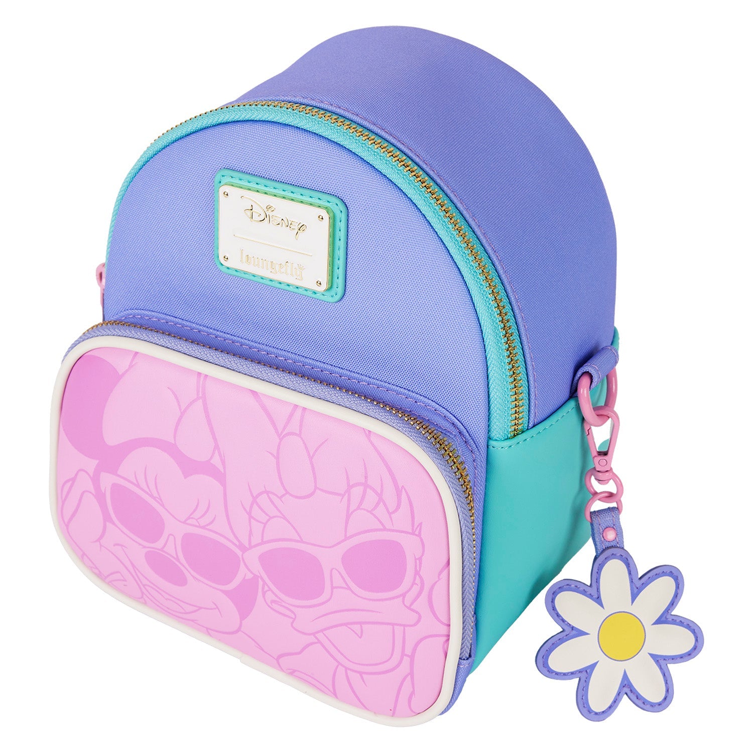Loungefly x Disney Daisy Duck & Minnie Mouse Mini Convertible Backpack - GeekCore
