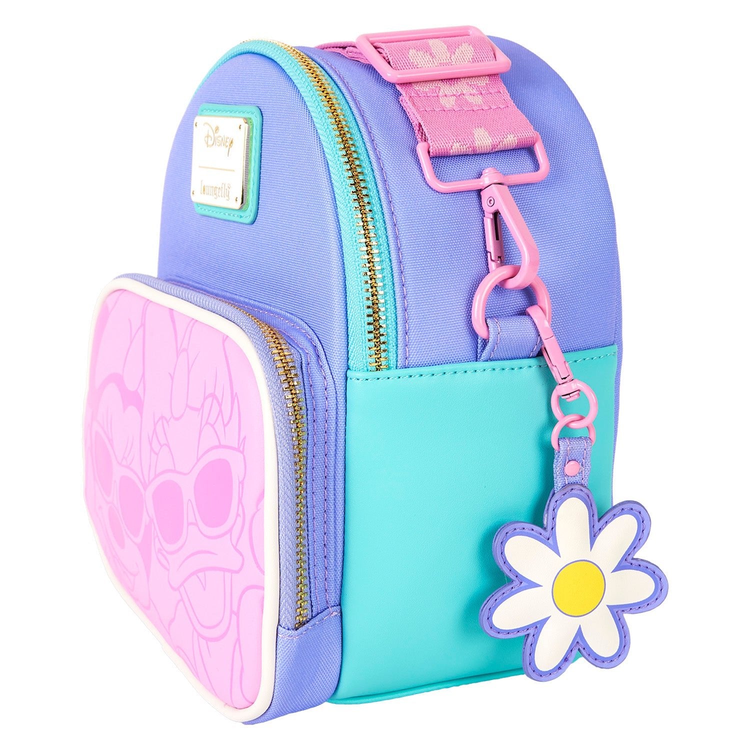 Loungefly x Disney Daisy Duck & Minnie Mouse Mini Convertible Backpack - GeekCore