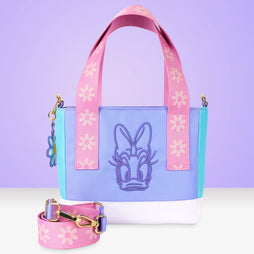 Loungefly x Disney Daisy Duck Nylon Mini Tote Bag - GeekCore
