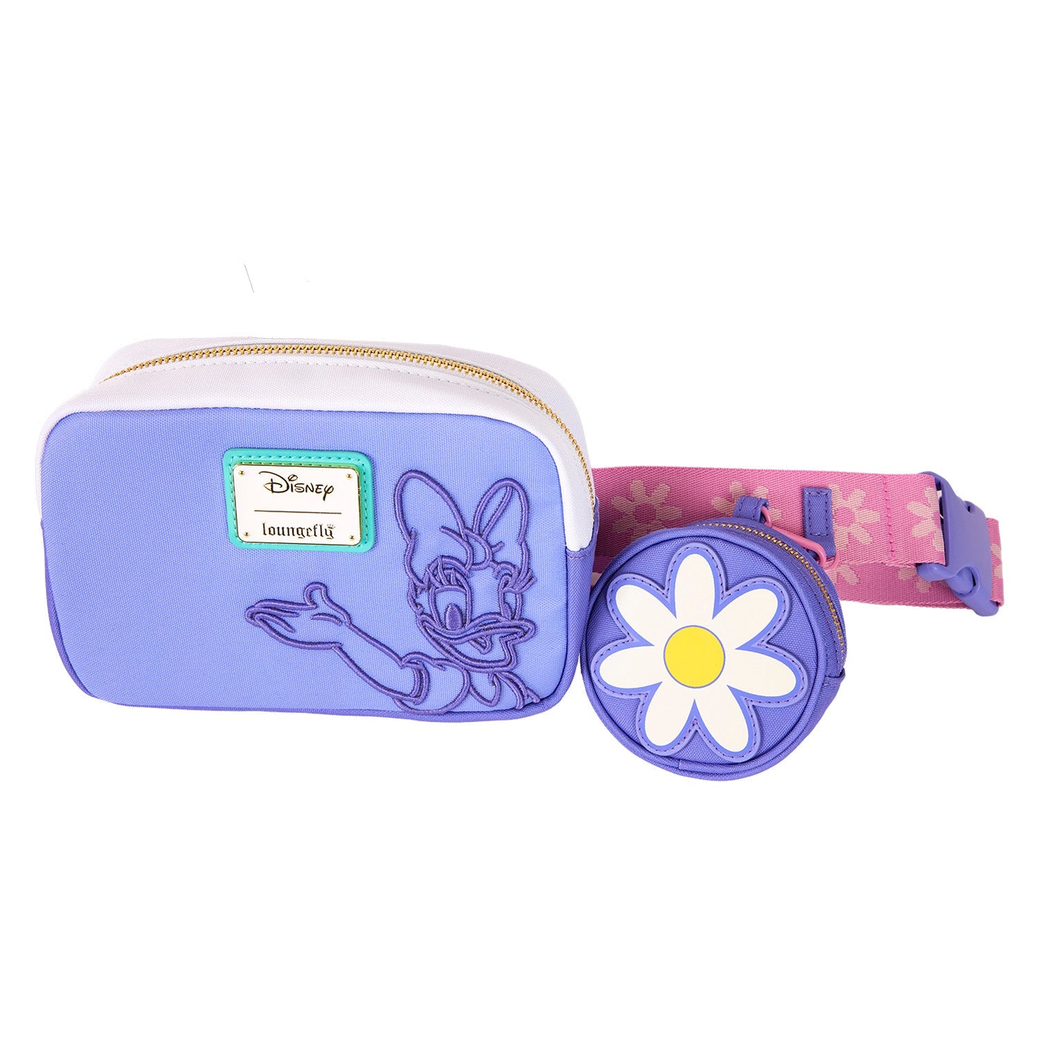 Loungefly x Disney Daisy Duck Nylon Sling Bag - GeekCore