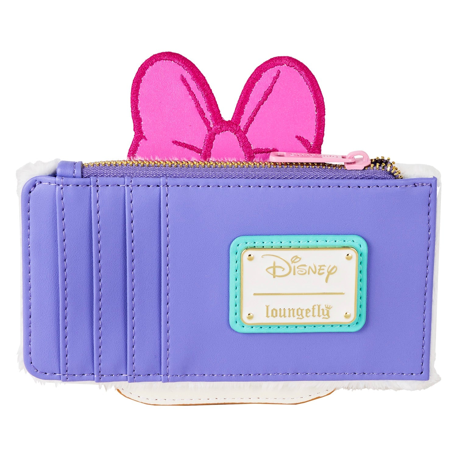 Loungefly x Disney Daisy Duck Plush Card Holder - GeekCore