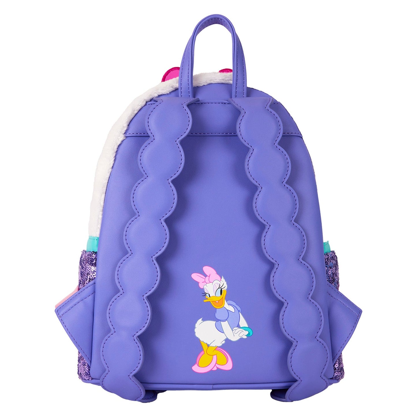 Loungefly x Disney Daisy Duck Plush Mini Backpack - GeekCore