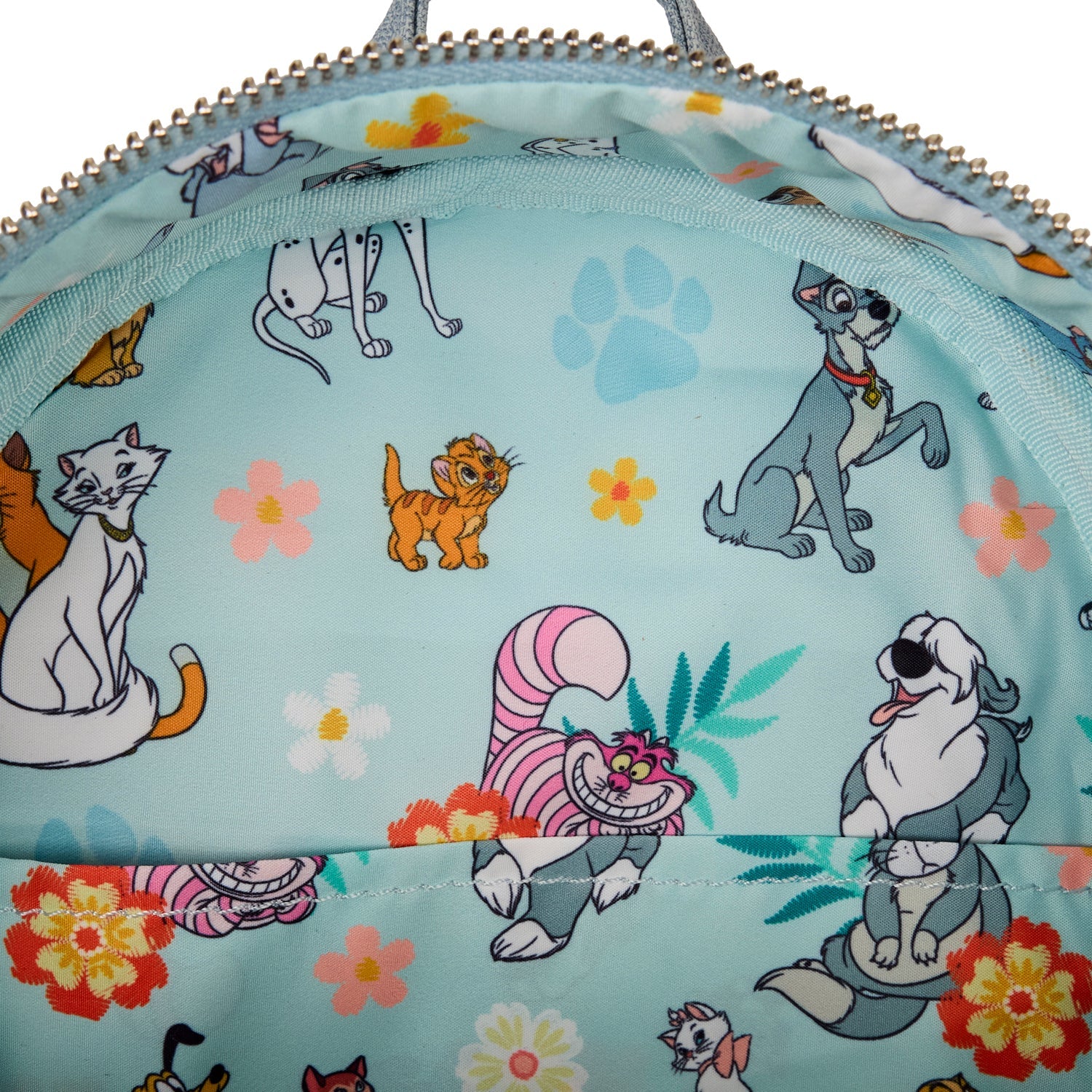 Loungefly x Disney Dogs & Cats Faux Denim Mini Backpack - GeekCore
