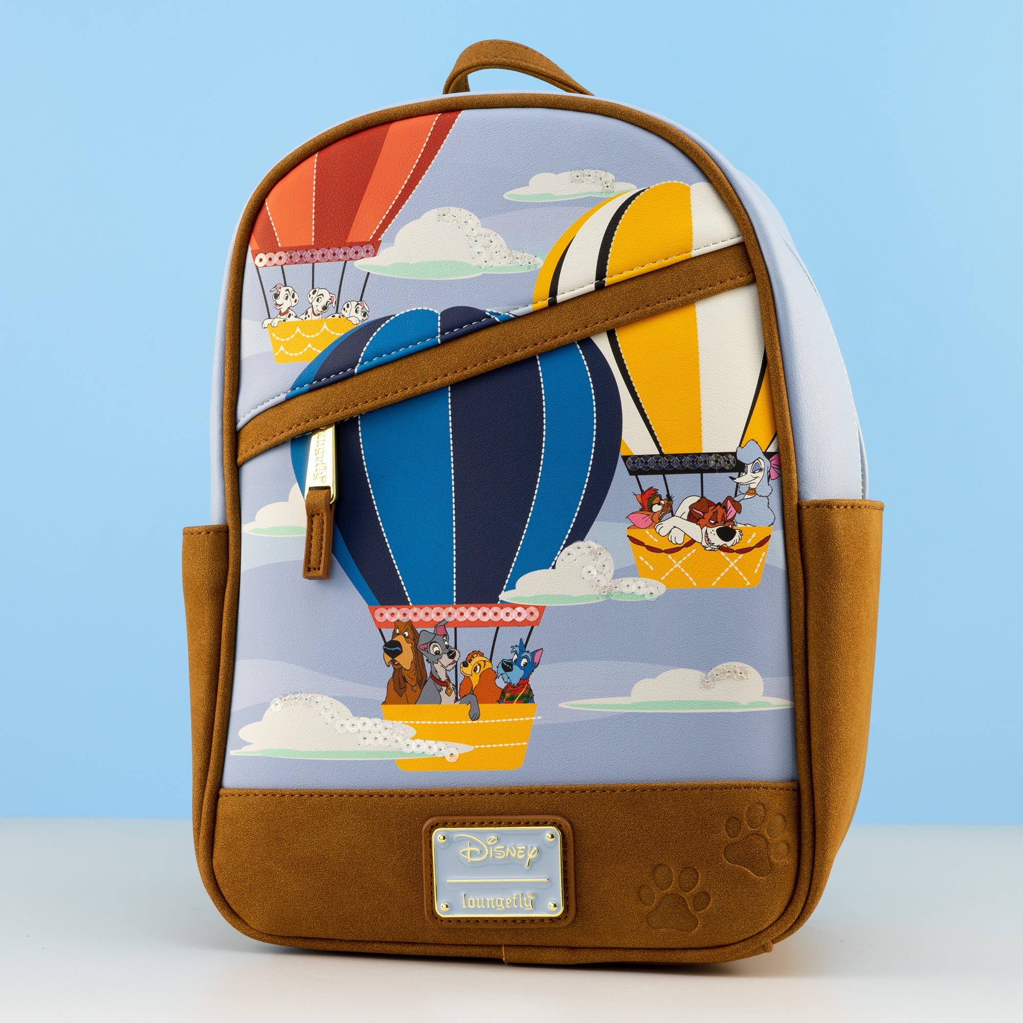 Loungefly x Disney Dogs Hot Air Balloon Mini Backpack - GeekCore