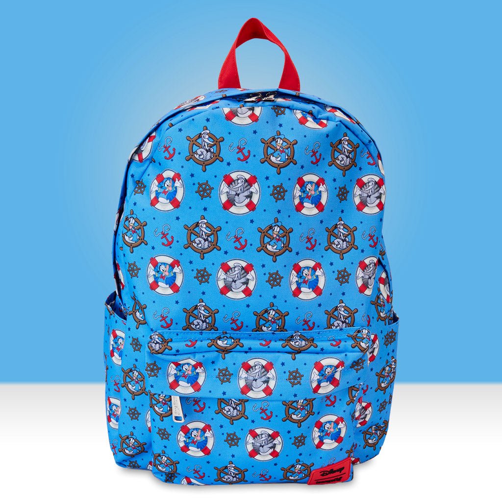 Loungefly x Disney Donald Duck 90th Anniversary Nylon Backpack - GeekCore