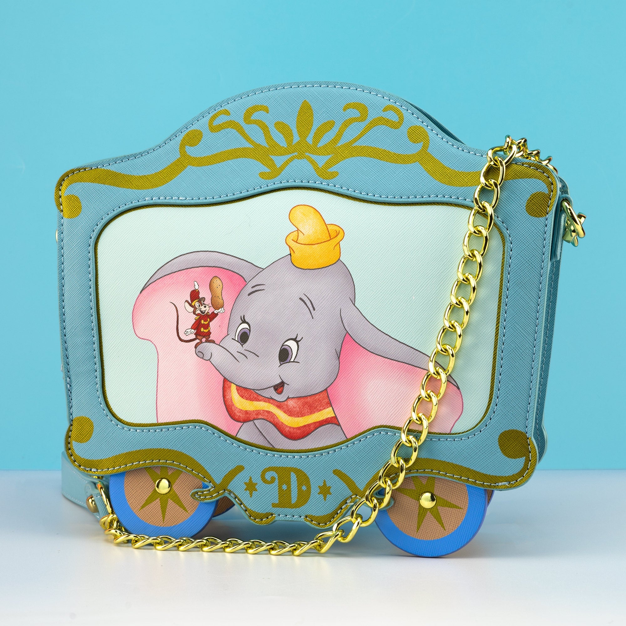 Loungefly x Disney Dumbo 80th Anniversary Train Car Crossbody Bag - GeekCore