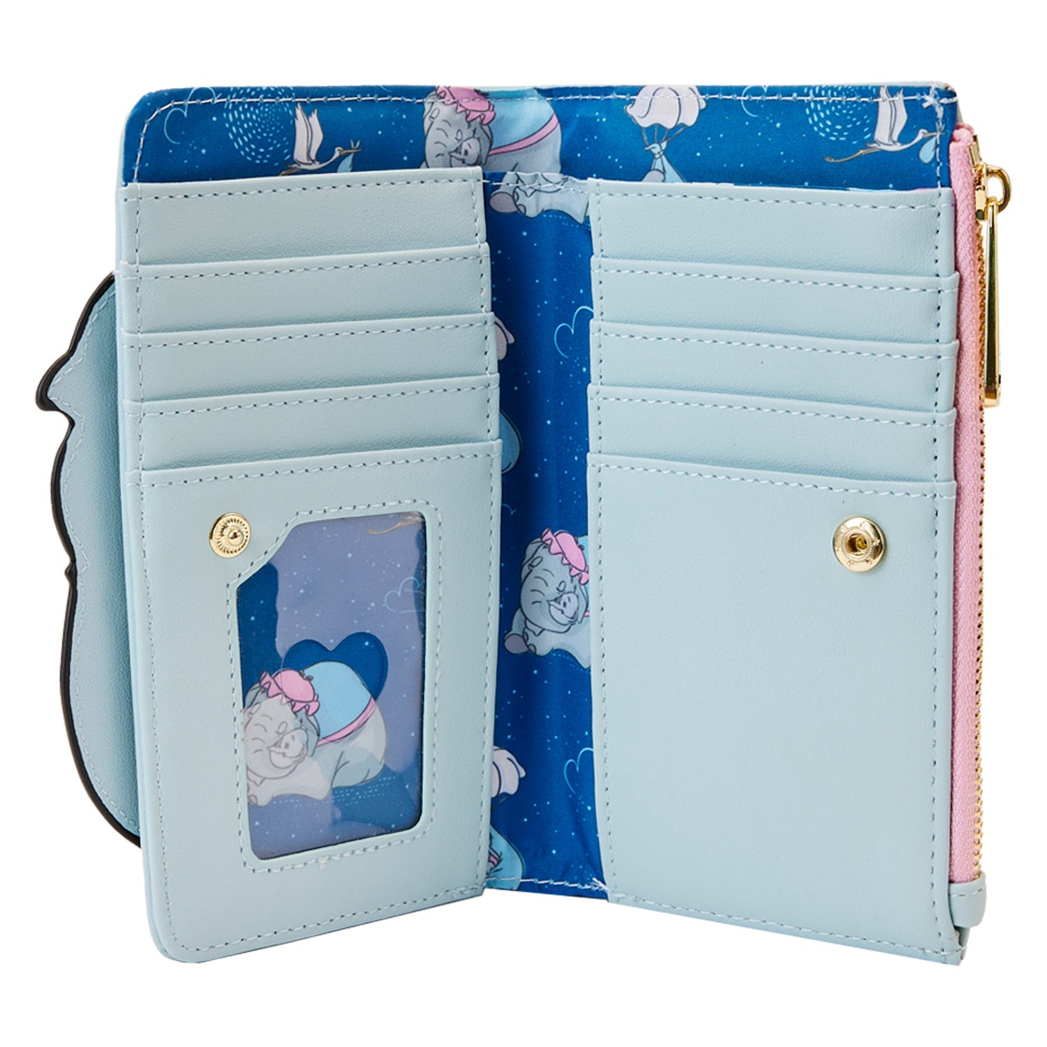 Loungefly x Disney Dumbo Mrs Jumbo Cradle Flap Wallet - GeekCore