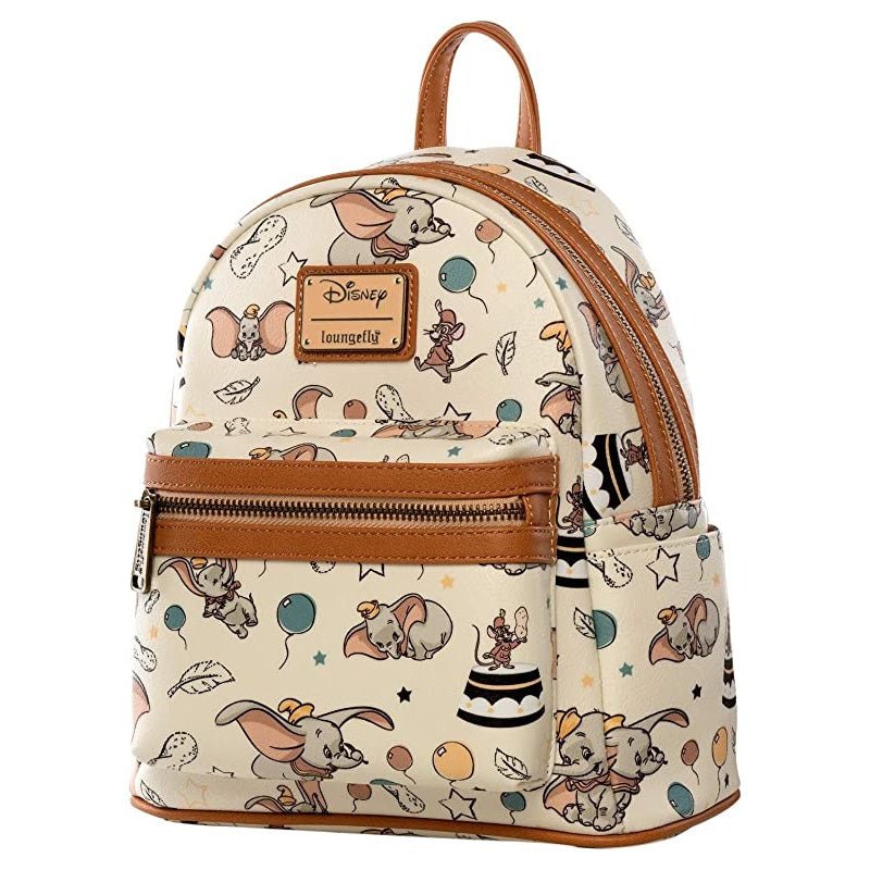 Loungefly x Disney Dumbo Vintage All Over Print Mini Backpack - GeekCore