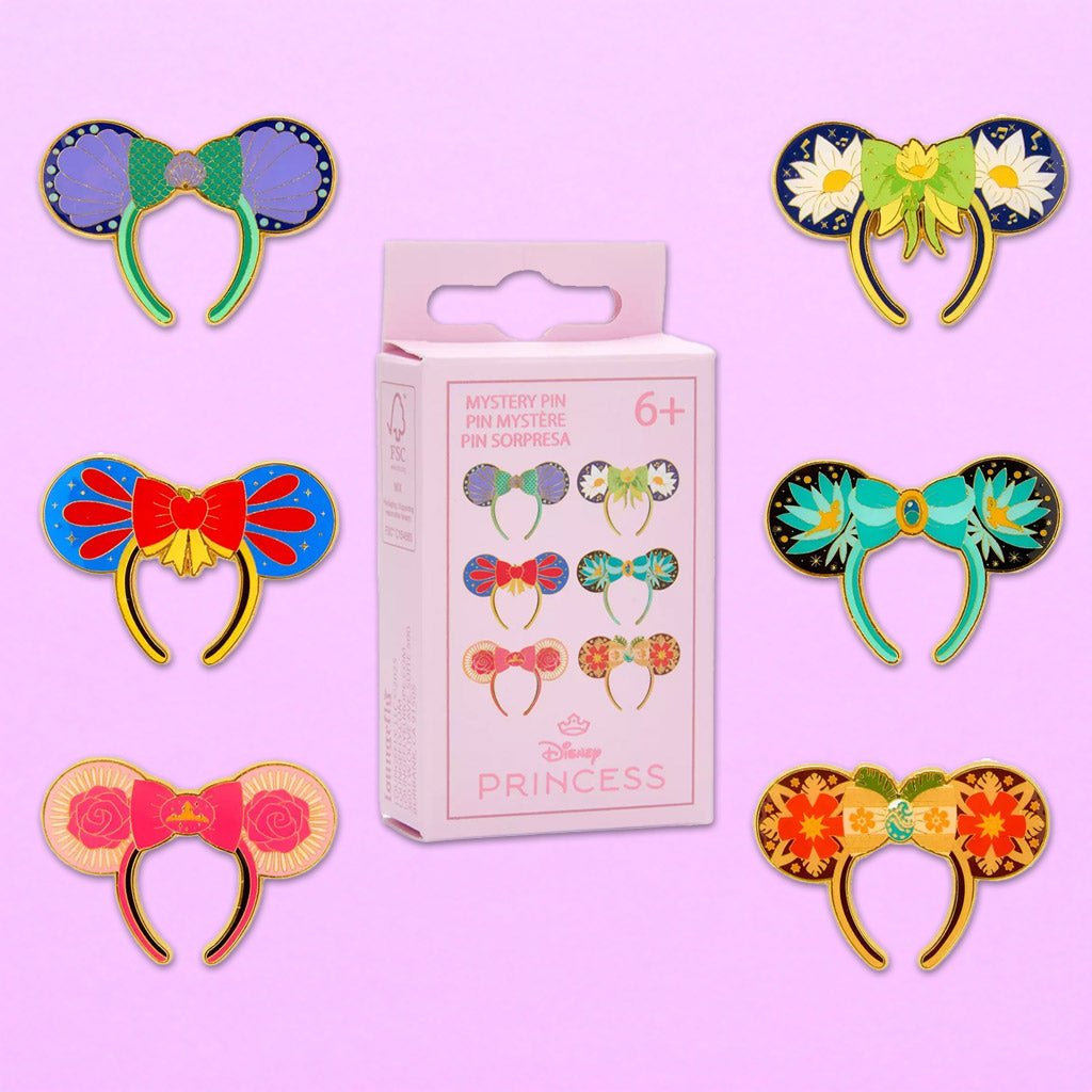 Loungefly x Disney Ears as Princess Headbands Blind Box Mystery Pin - GeekCore