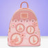 Loungefly x Disney Floral Pink Princess Silhouettes Mini Backpack - GeekCore