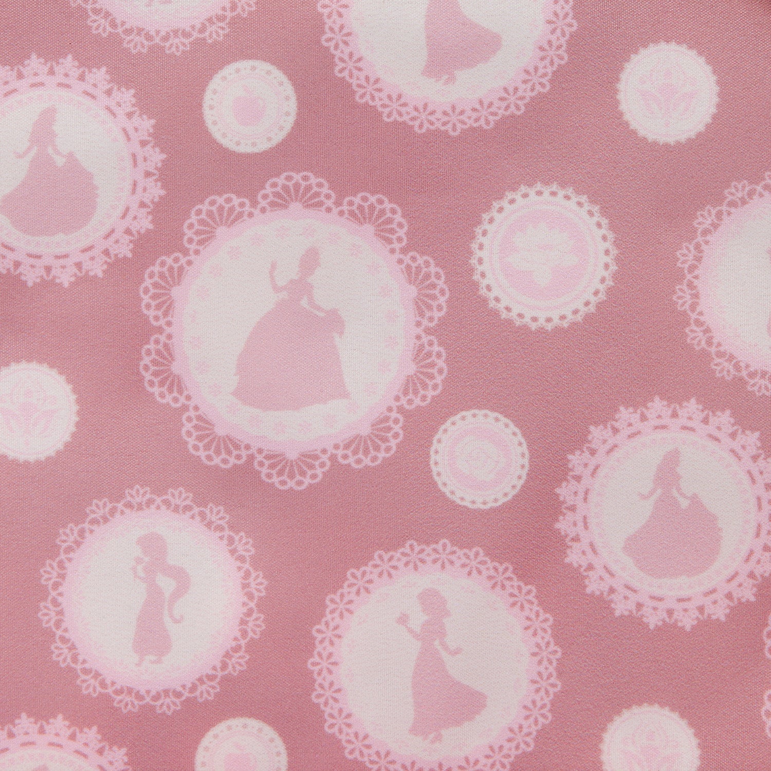 Loungefly x Disney Floral Pink Princess Silhouettes Mini Backpack - GeekCore